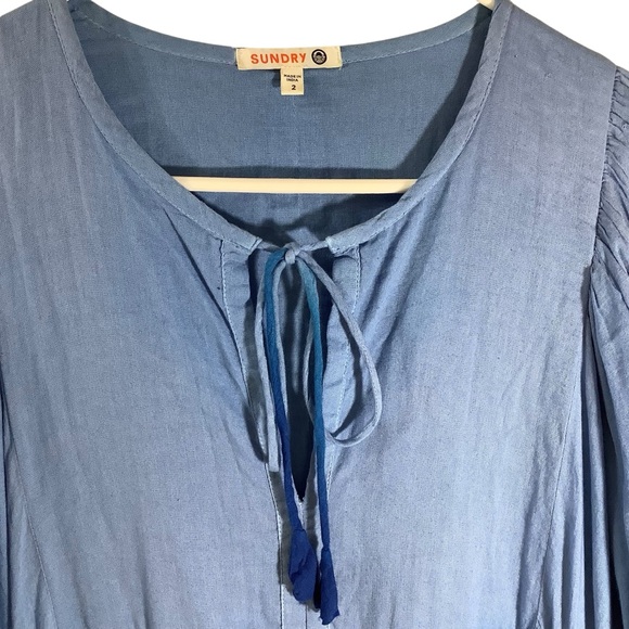 Sundry Blue Ombre Women's Dress - Picture 4 of 9